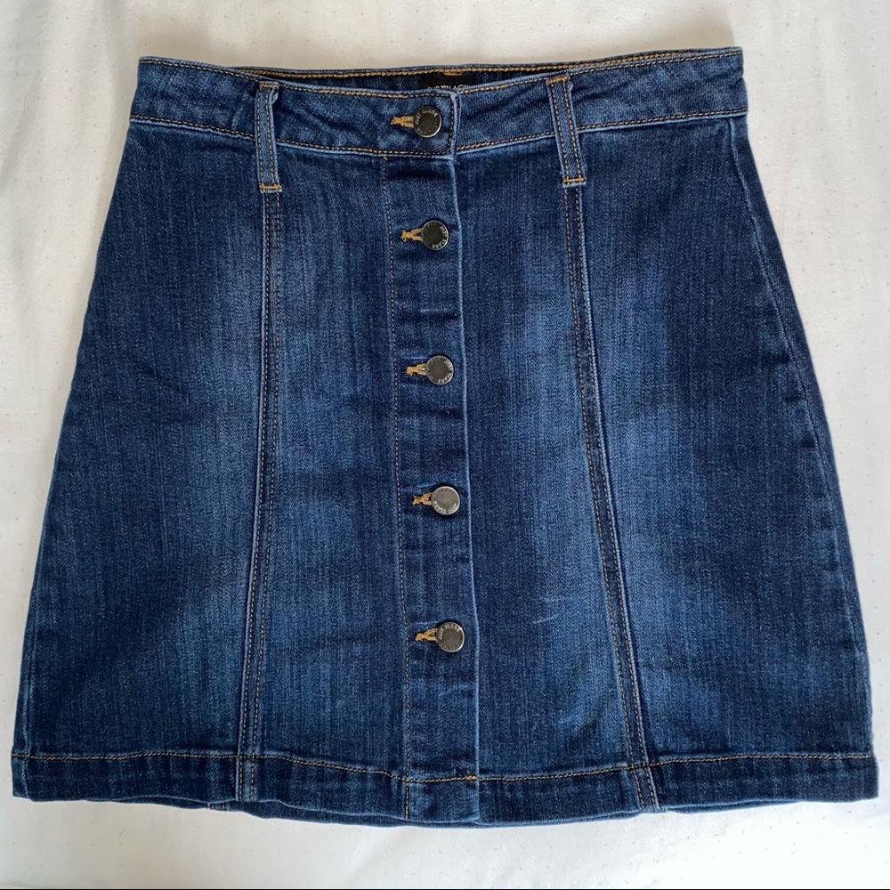 Dark Wash Jean Skirt
